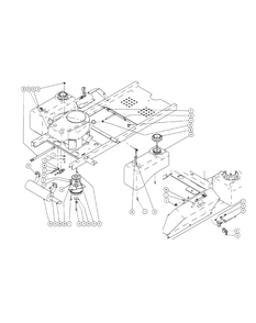 Kawasaki Engine Assembly 19hp Diagram and Parts List for ENFORCER44 53BI3AGF050-19HP Cub Cadet Lawn Tractor